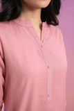 LarQi Light pink Long Kurti