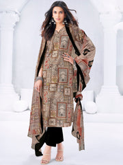 Larqi Women Pure Cotton Beige 3 Pcs Set