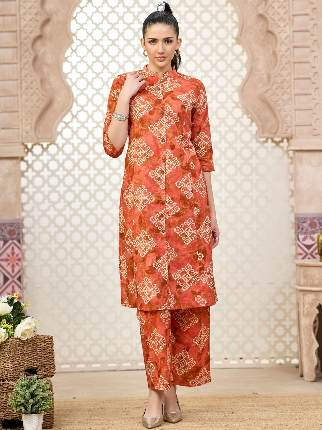 Larqi Women Pure Cotton  Co Ords
