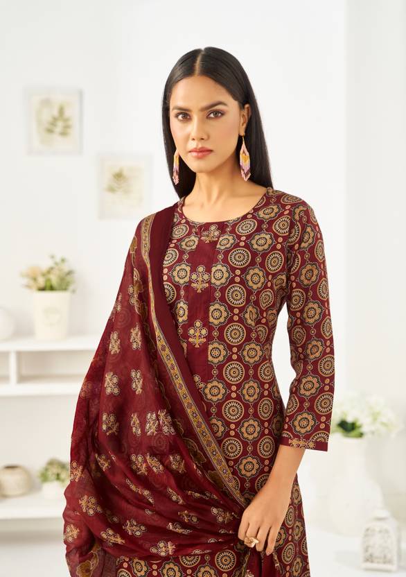 Larqi Women Pure Cotton 3 Pcs Set